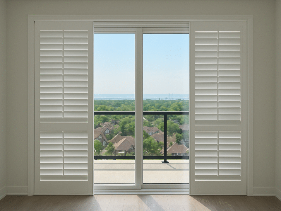 Featured image sliding shutters for patio doors